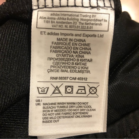 Adidas Superstar Full Length Track Pants Black XS - Picture 8 of 9